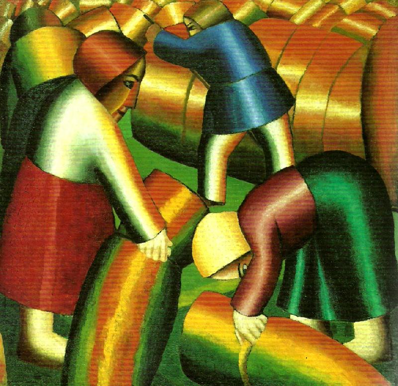 Kazimir Malevich taking in the rye